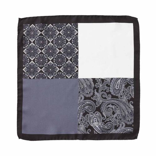 Cambridge Rondelle 4-Way Pocket Square
